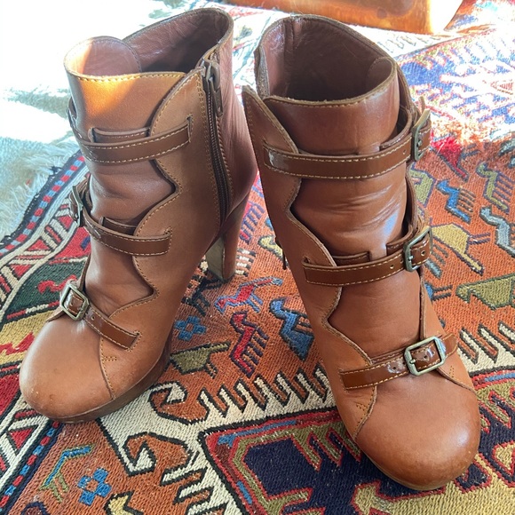 Chloe leather booties— reserved - Picture 2 of 6